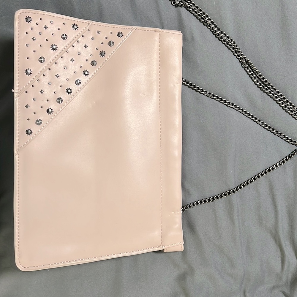 NWT Sam Eldelman Pale Pink Chain Crossbody
